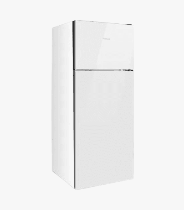 מקרר מקפיא עליון גימור זכוכית peerless BCD-210 G W