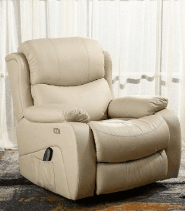 כורסת מסאז’ TV +שלט KD-7209 נוסטרה פרימיום שמנת