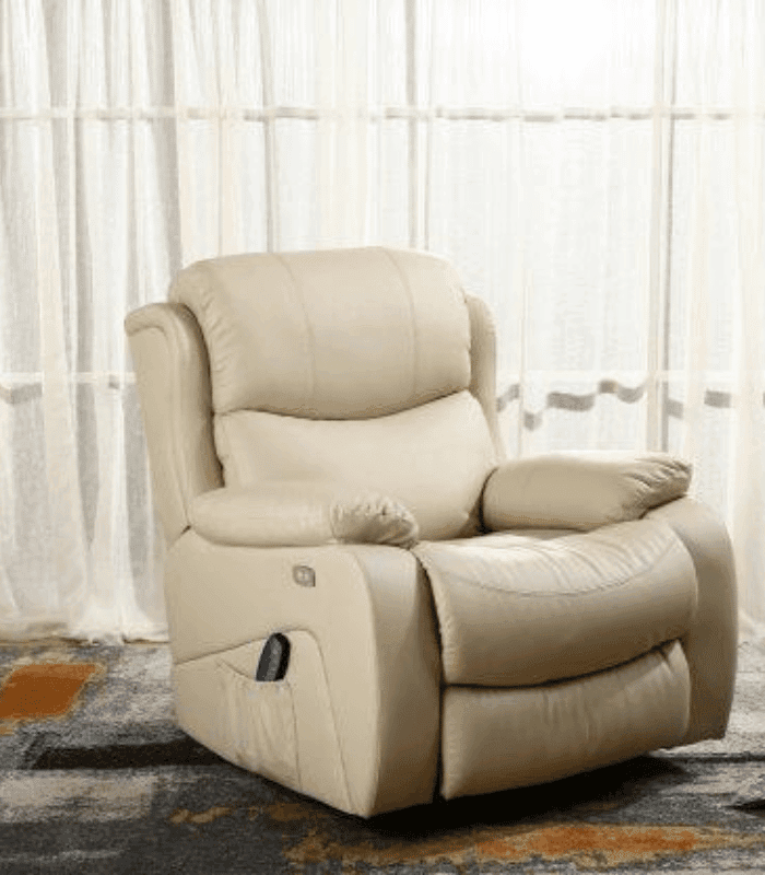כורסת מסאז’ TV +שלט KD-7209 נוסטרה פרימיום שמנת