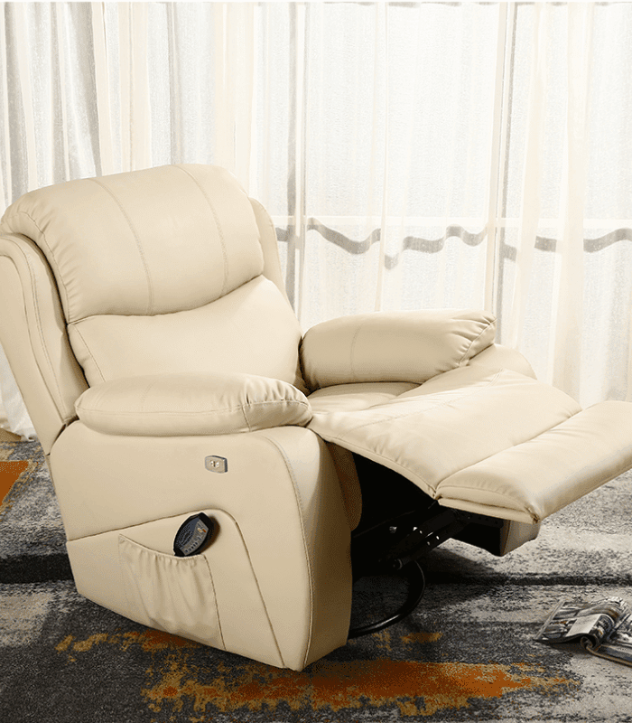 כורסת מסאז’ TV +שלט KD-7209 נוסטרה פרימיום שמנת