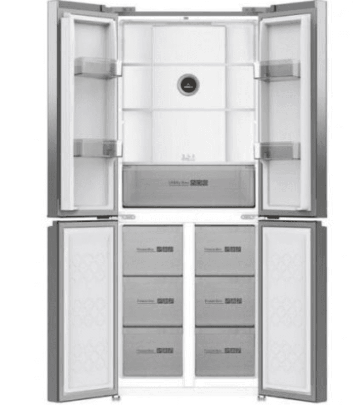מקרר 4 דלתות 406 ליטר peerless PRF-406 WH-G