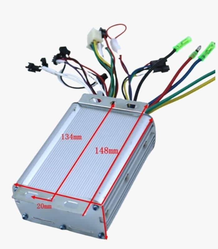 בקר לאופניים חשמליים וקורקינט 350W ,36V/48V, חזק במיוחד עם צמת מנוע מובנת מתאים לצג LED 790
