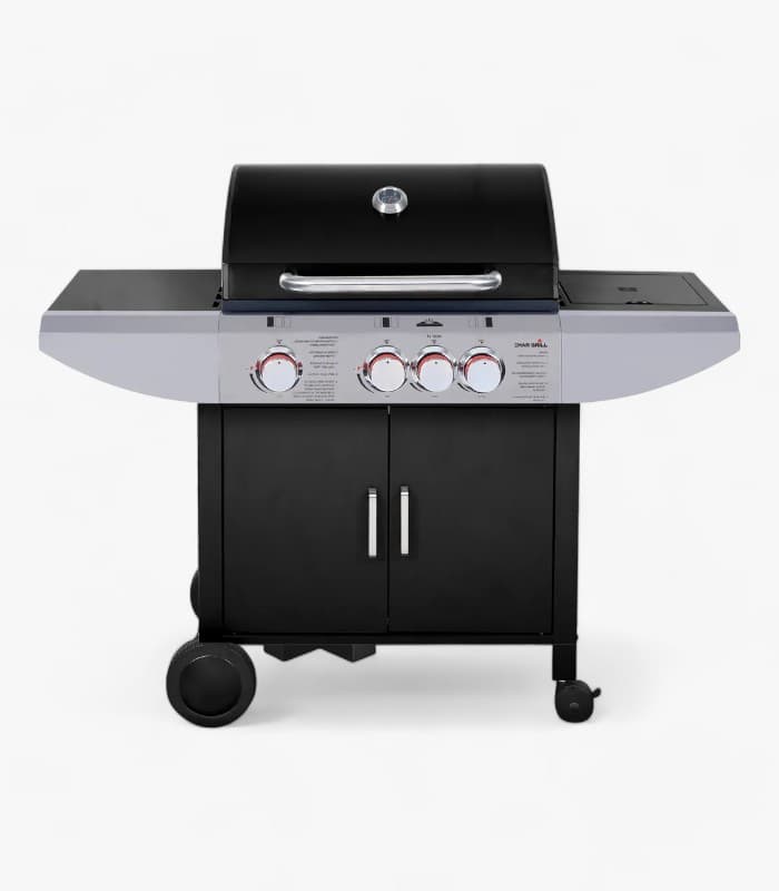 גריל גז 3 מבערים Char Grill + כירת צד KYQ-K23ST