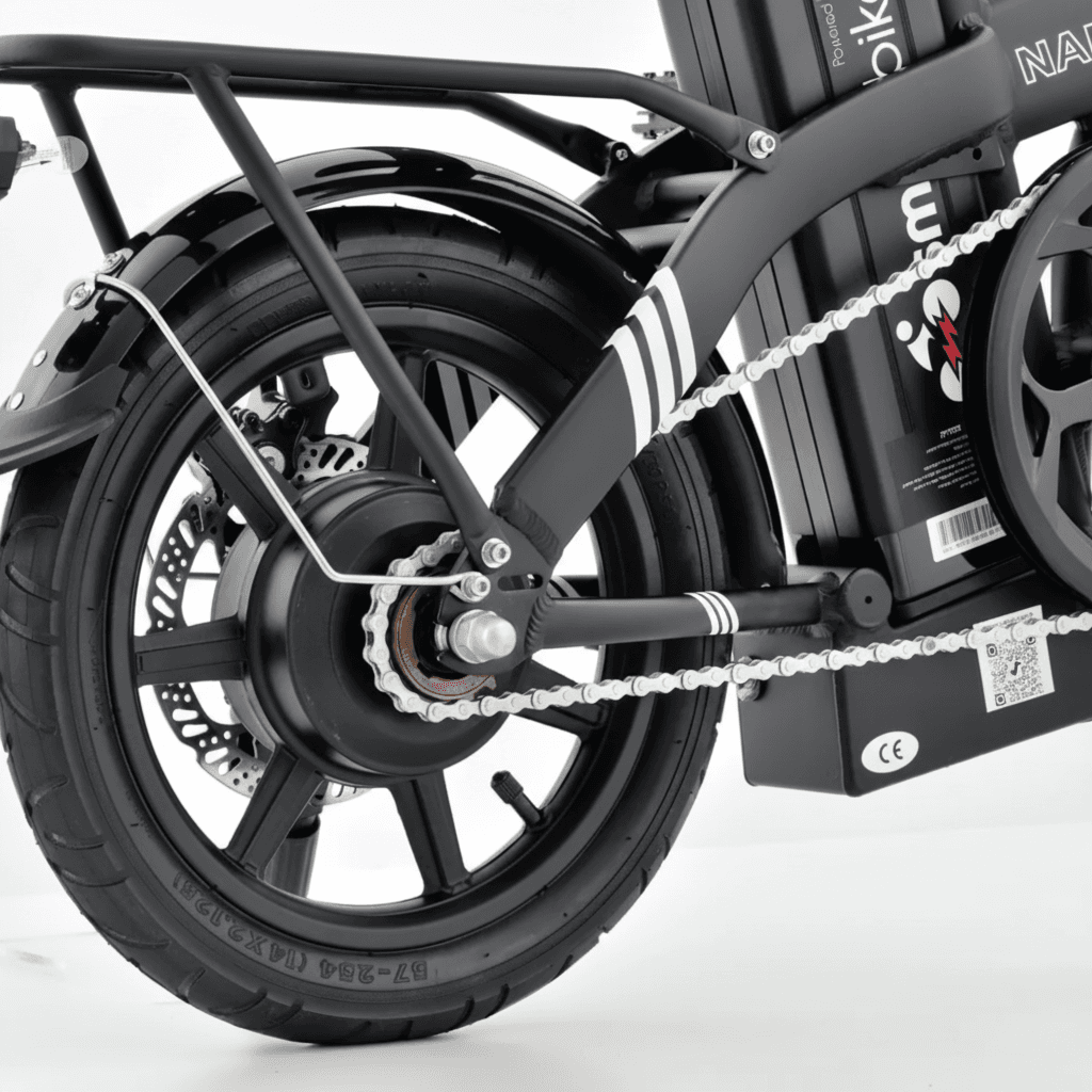 גלגל אחורי עם ג'נט מגנזיום ומנוע 250W של אופניים חשמליים Smart Bike NANO