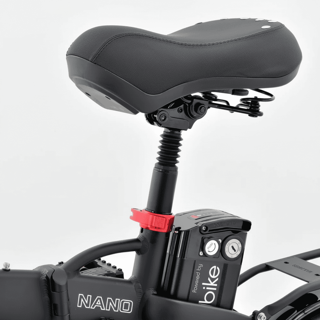 מושב רחב וסוללה נשלפת 48V/10.4A של אופניים חשמליים Smart Bike NANO