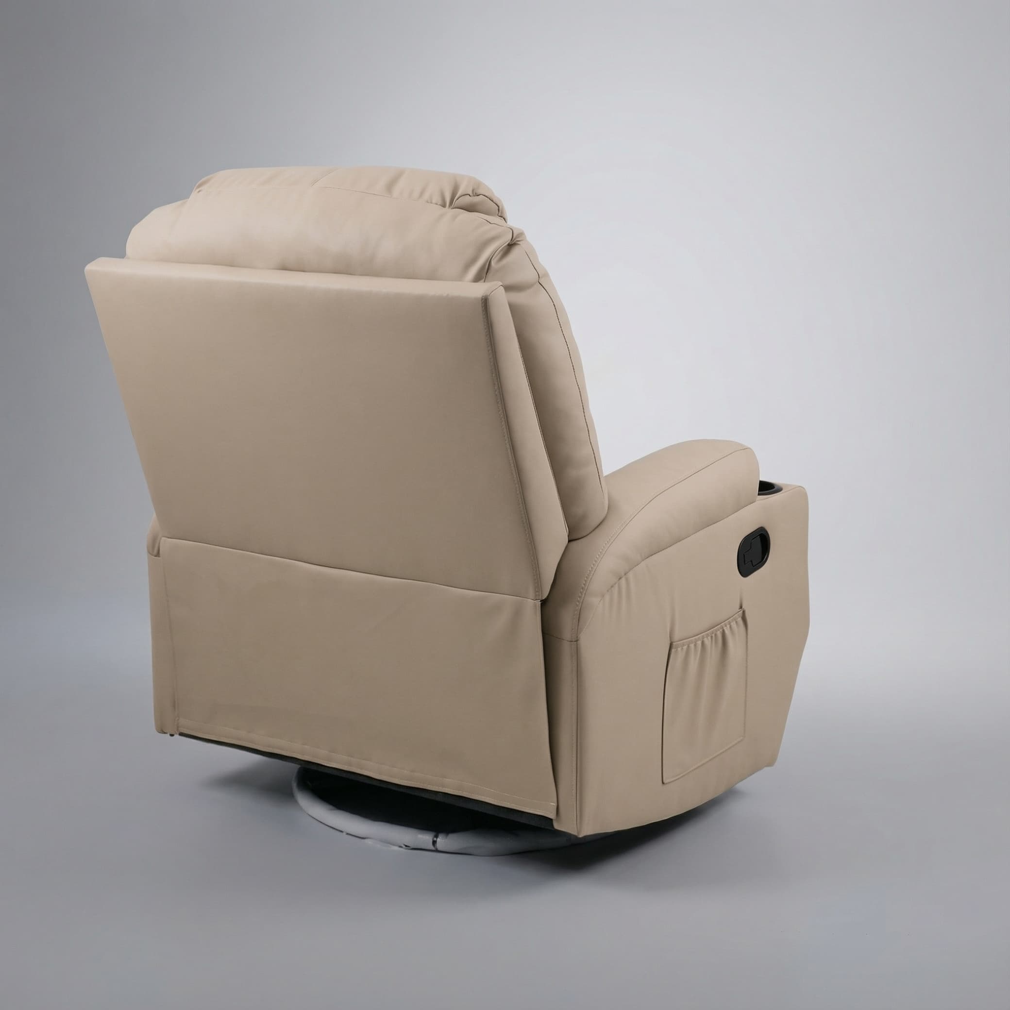 כורסת עיסוי וחימום Dolce Vita Milano Luxury - עור תעשייתי איכותי, צבע בז'