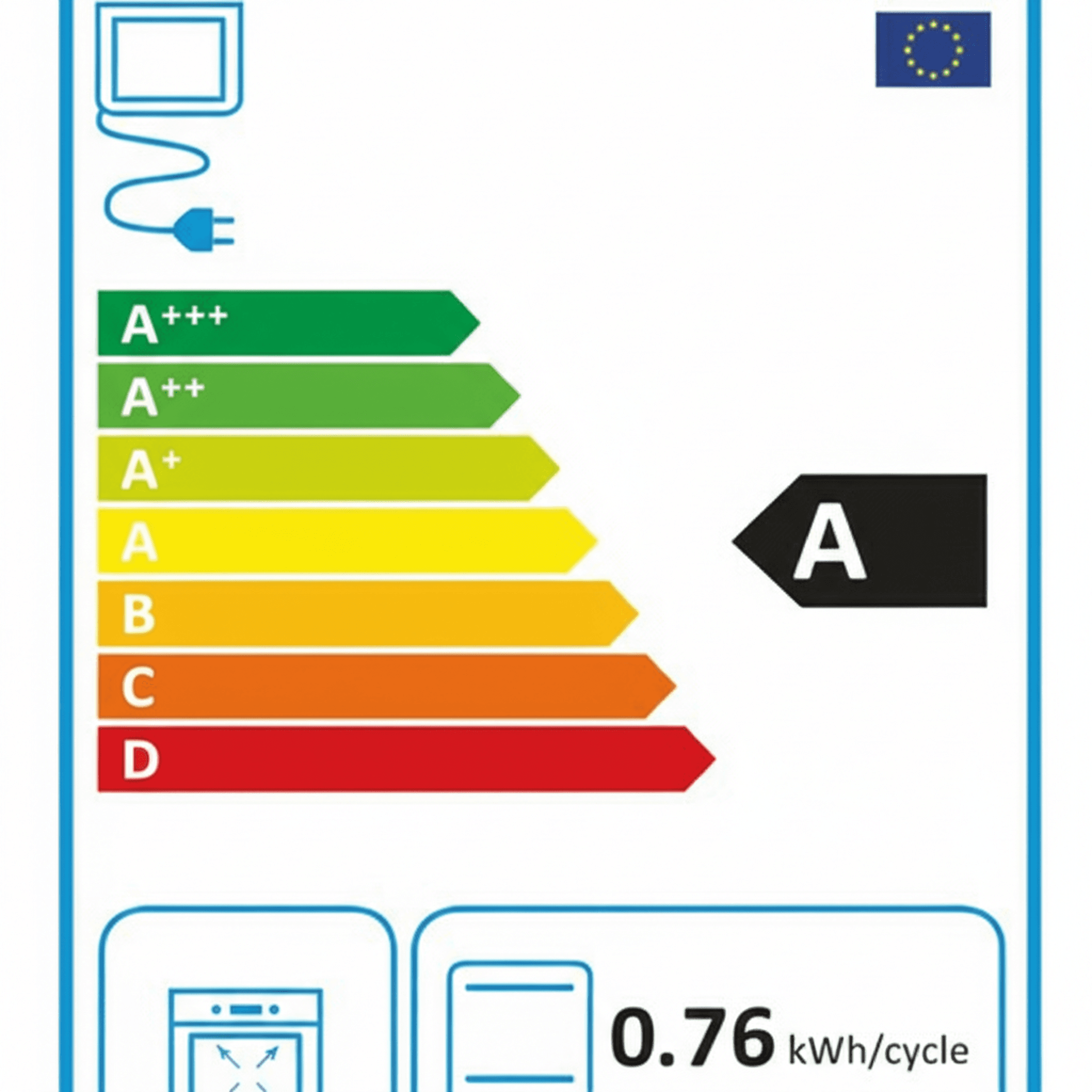 תנור משולב גז Peerless PR 6006 WH לבן - מבט על תא האפייה