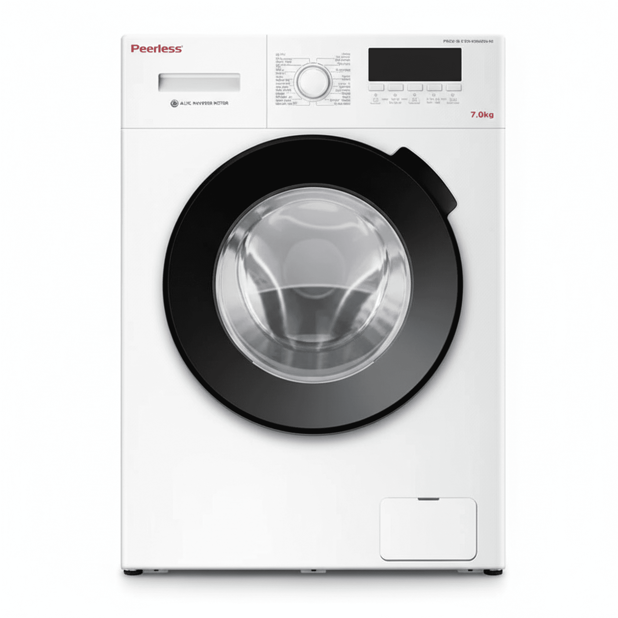מכונת כביסה Peerless PRF70 7 ק"ג אינוורטר - מבט חזיתי
