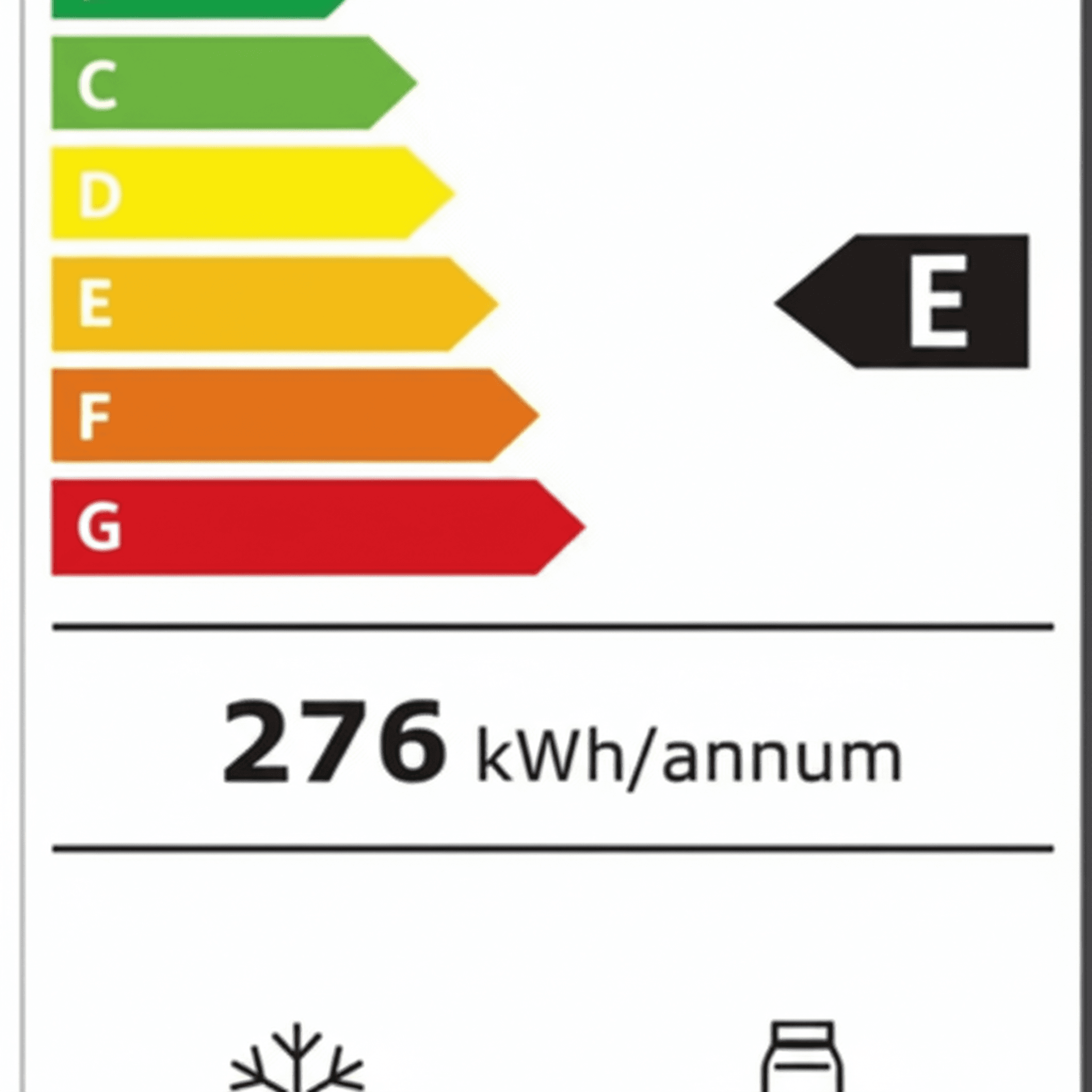 מקרר Tadiran דגם TADR4 415SS פתוח לרווחה להצגת חלוקת המדפים ונפח האחסון הפנימי