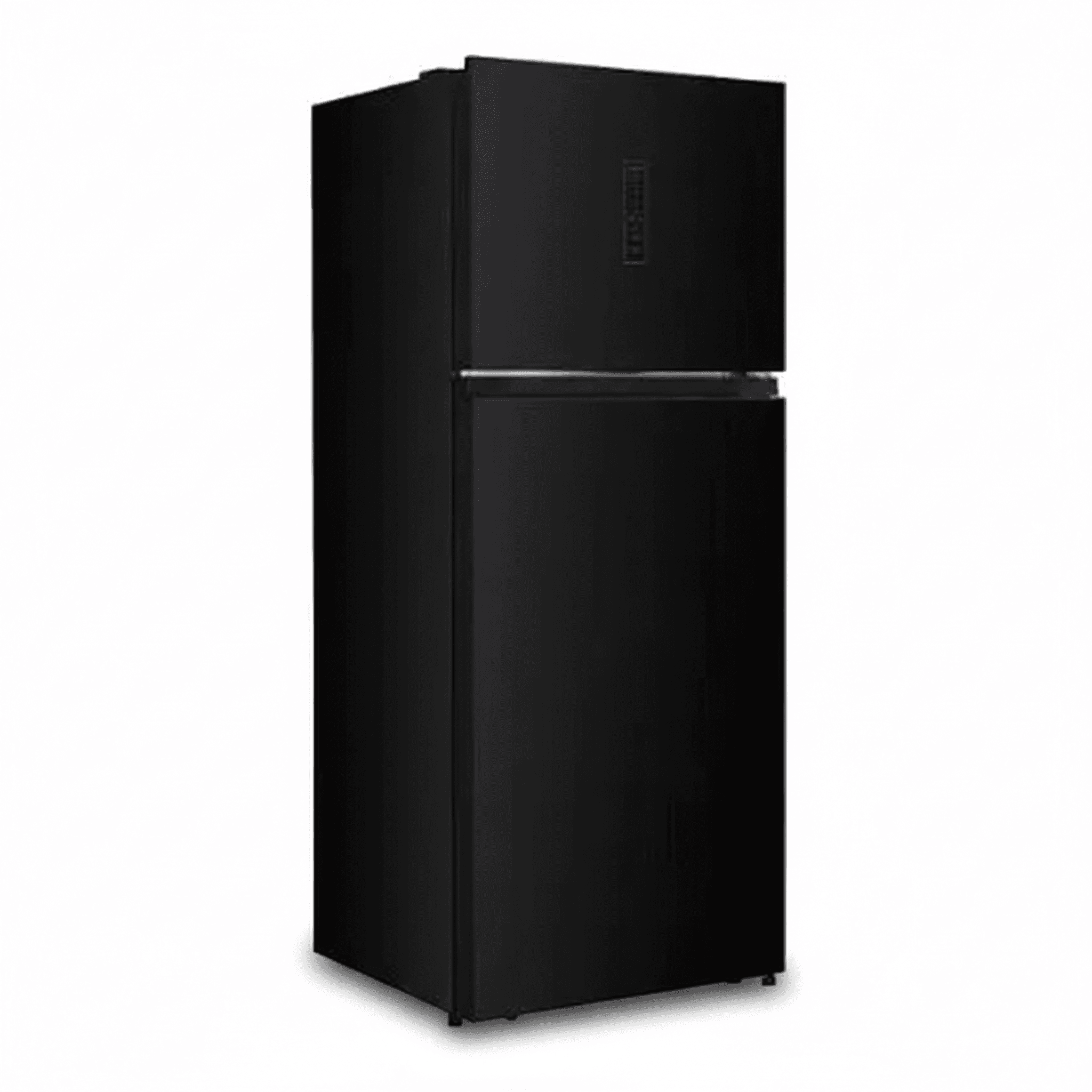 מקרר מקפיא עליון תדיראן TADR 416GB בנפח 415 ליטר בגימור זכוכית שחורה יוקרתית - מבט חזיתי