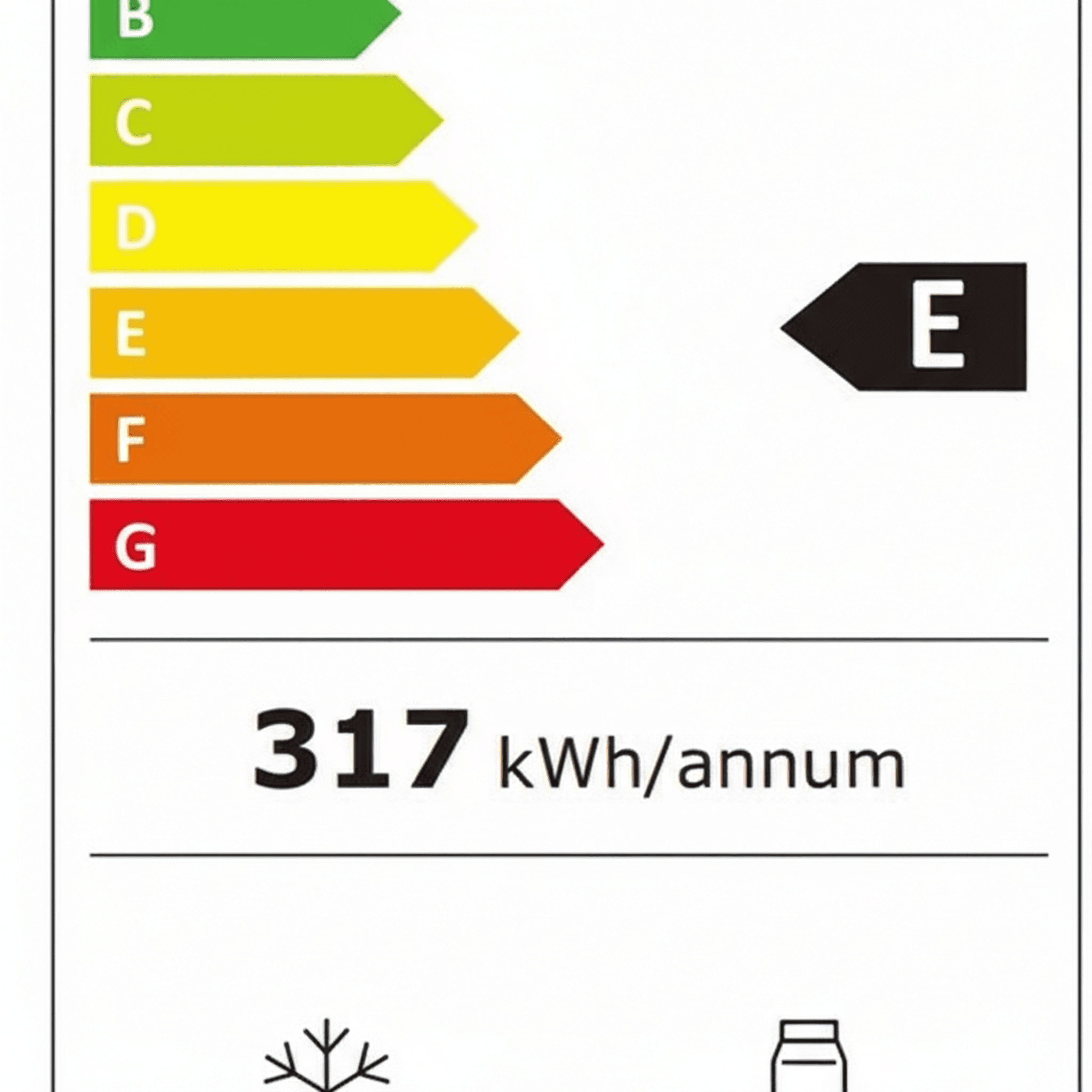 מקרר תדיראן דגם TADR4 503GW כשהדלתות פתוחות - מבט על חלוקת המדפים וחלל הפנים