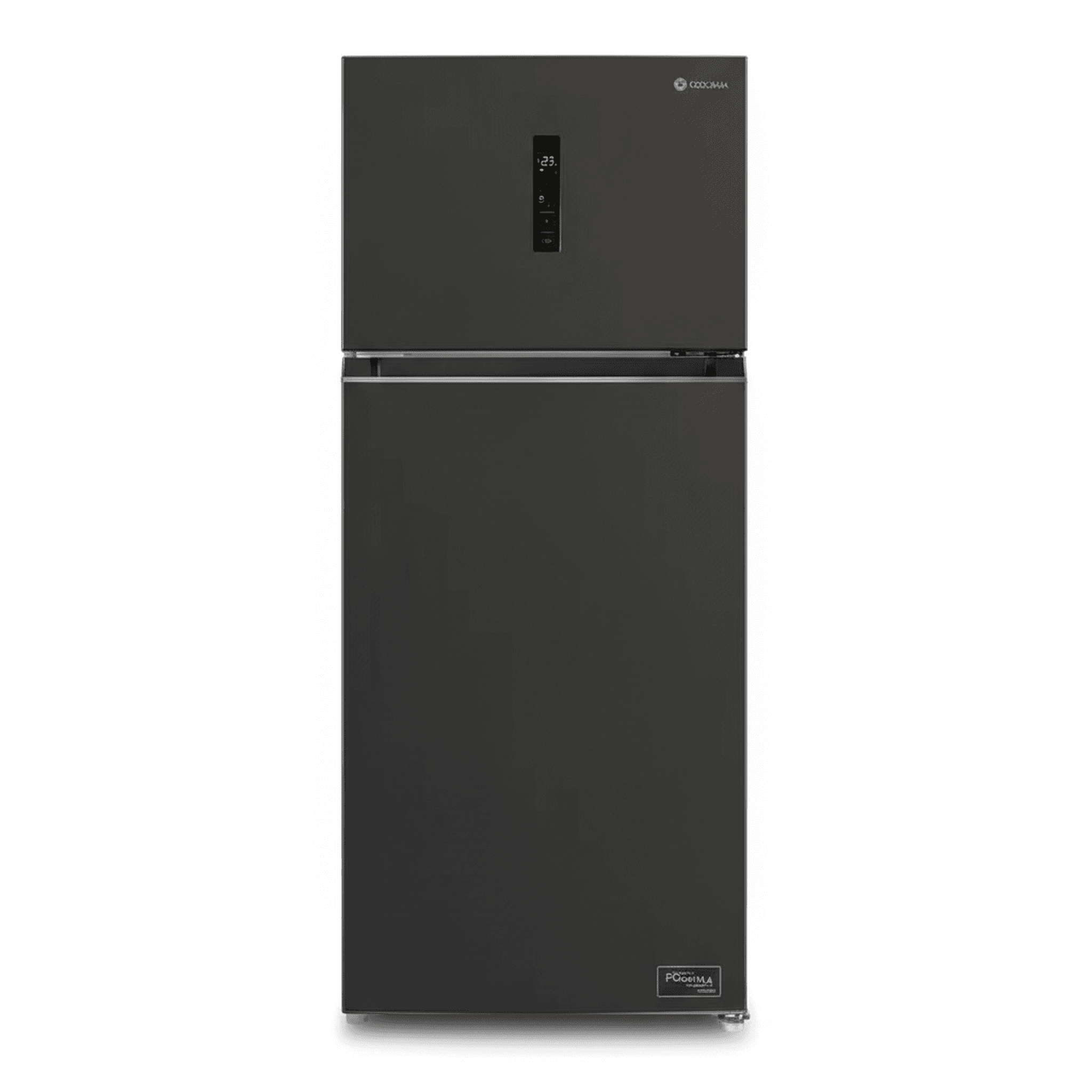 מקרר מקפיא עליון תדיראן דגם TADR 580BS בנפח 580 ליטר - מבט חזיתי בגימור נירוסטה מושחרת