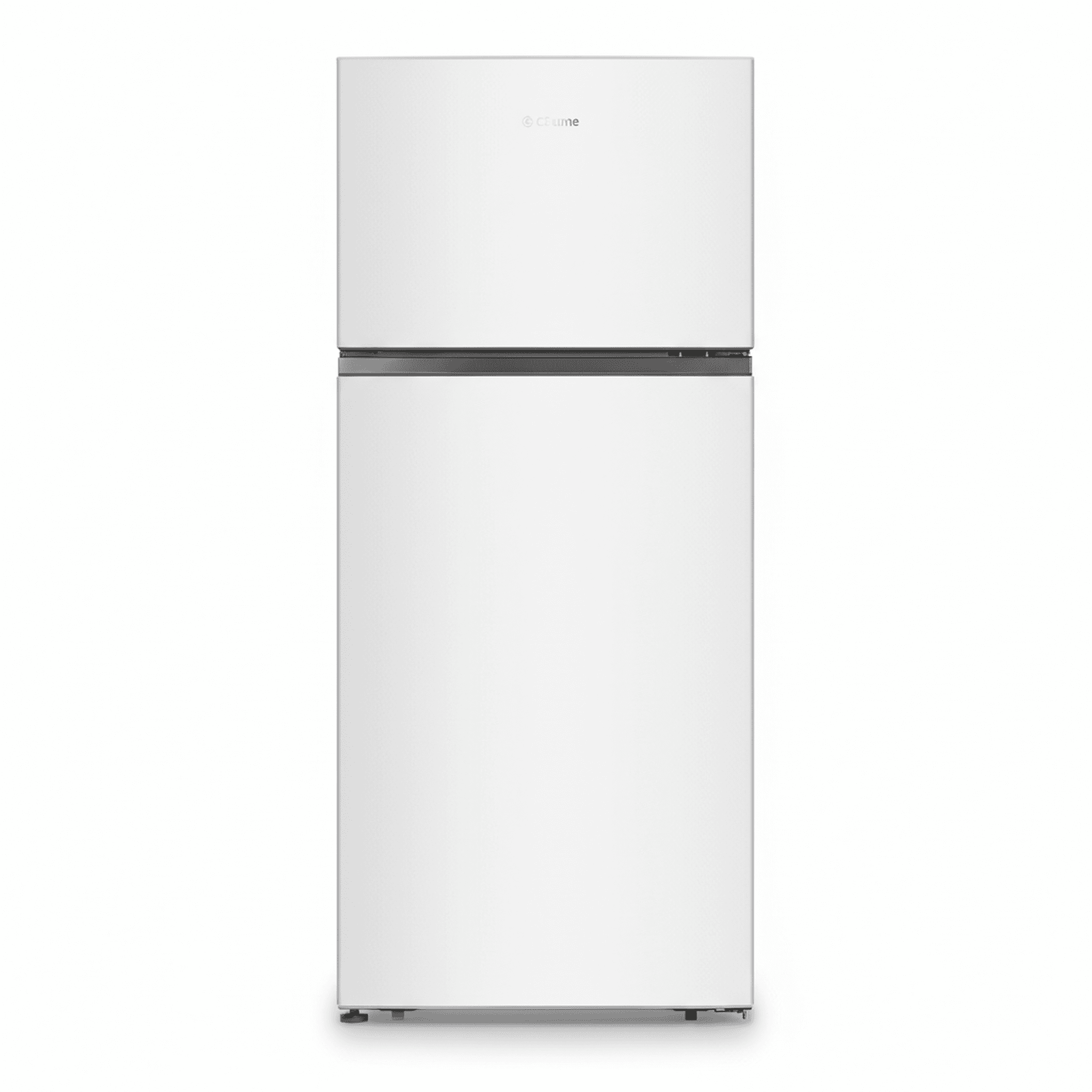 מקרר Hisense מקפיא עליון דגם RD54W בצבע לבן - מבט חזיתי מלא על המקרר הסגור