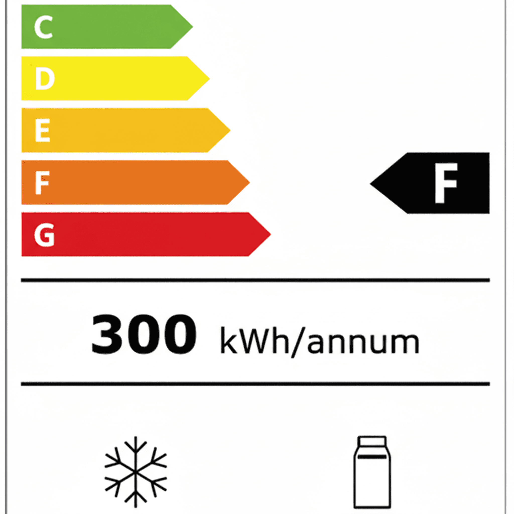 מקרר הייסנס RD54W לבן - צילום בזווית צדדית המדגיש את עומק המקרר, תא ההקפאה והגימור החיצוני