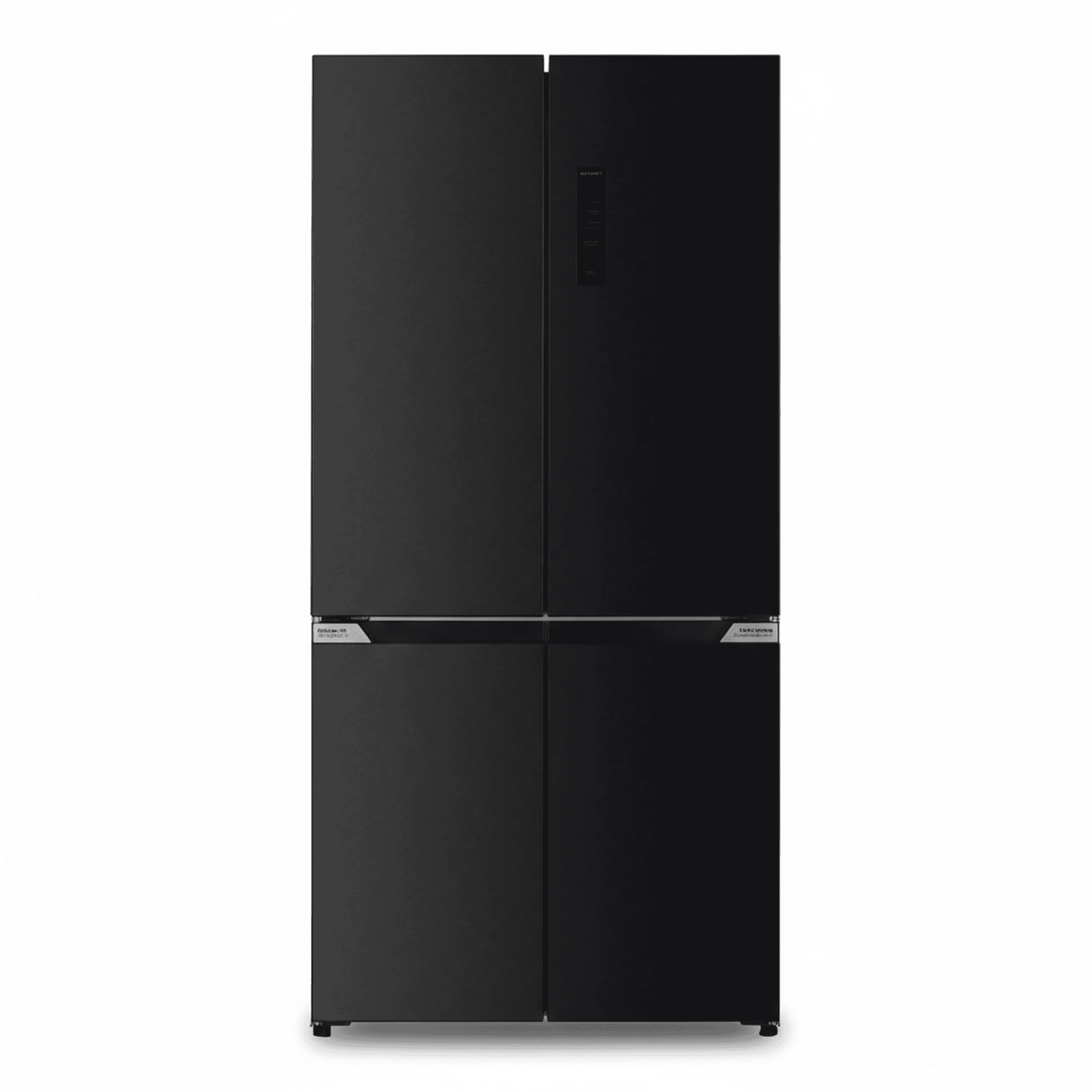 מקרר 4 דלתות תדיראן TADIRAN דגם TADRS4505BS בנפח 505 ליטר - מבט חזיתי כללי בגימור נירוסטה מושחרת יוקרתית