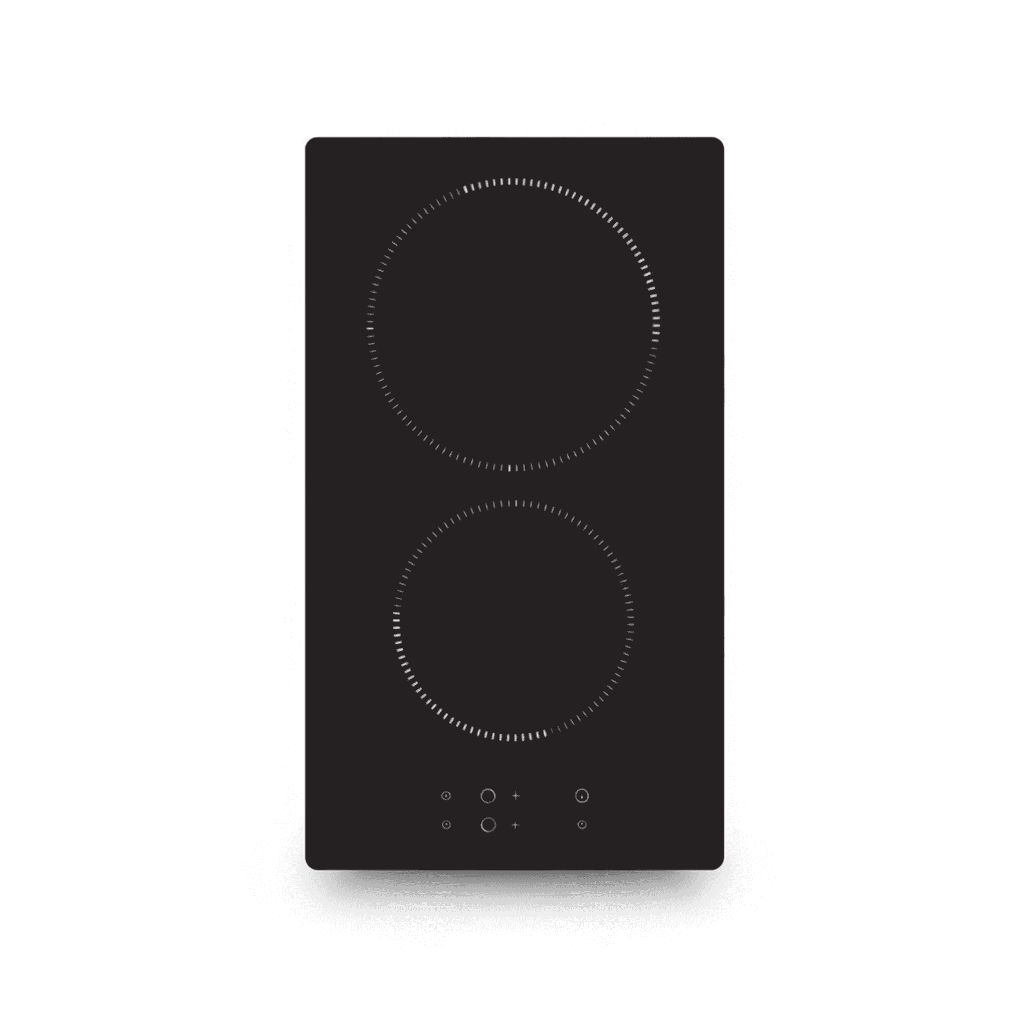 כיריים דומינו קרמיות 2 להבות TADIRAN TADCHD30 - מבט כללי