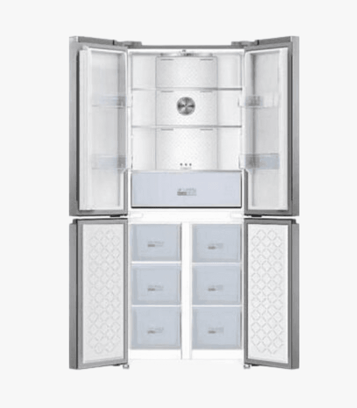 מקרר 4 דלתות זכוכית כסופה בנפח 440 ליטר SUZ-NF535BG Suzuki energy