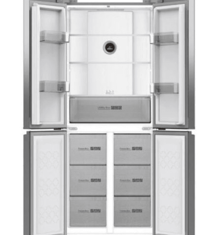 מקרר 4 דלתות 406 ליטר נירוסטה peerless PRF-406 INOX - صورة 2
