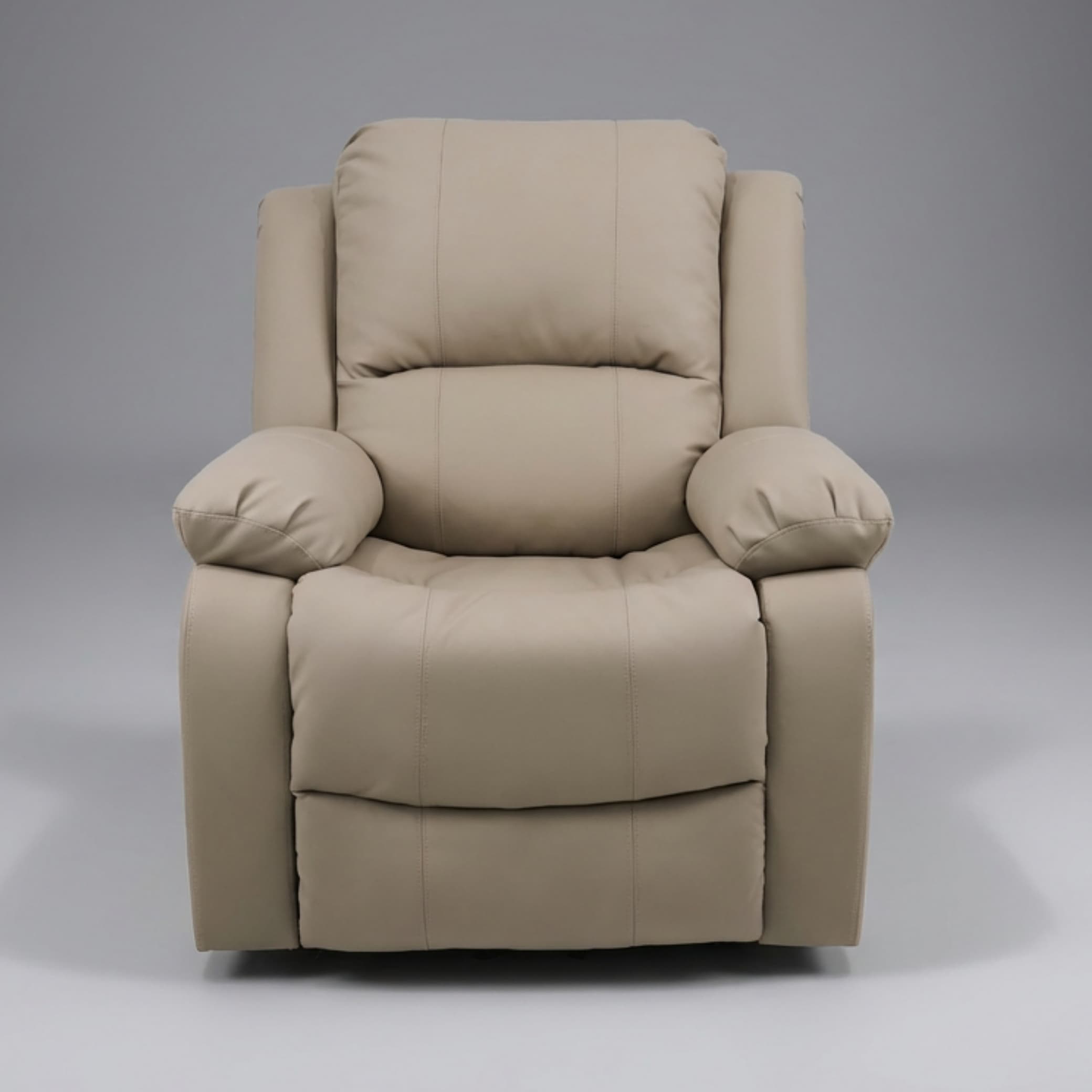 כורסת קימה חשמלית Dolce Vita דגם Torino פרימיום עור PU בז׳ עם 8 נקודות עיסוי | חימום + USB