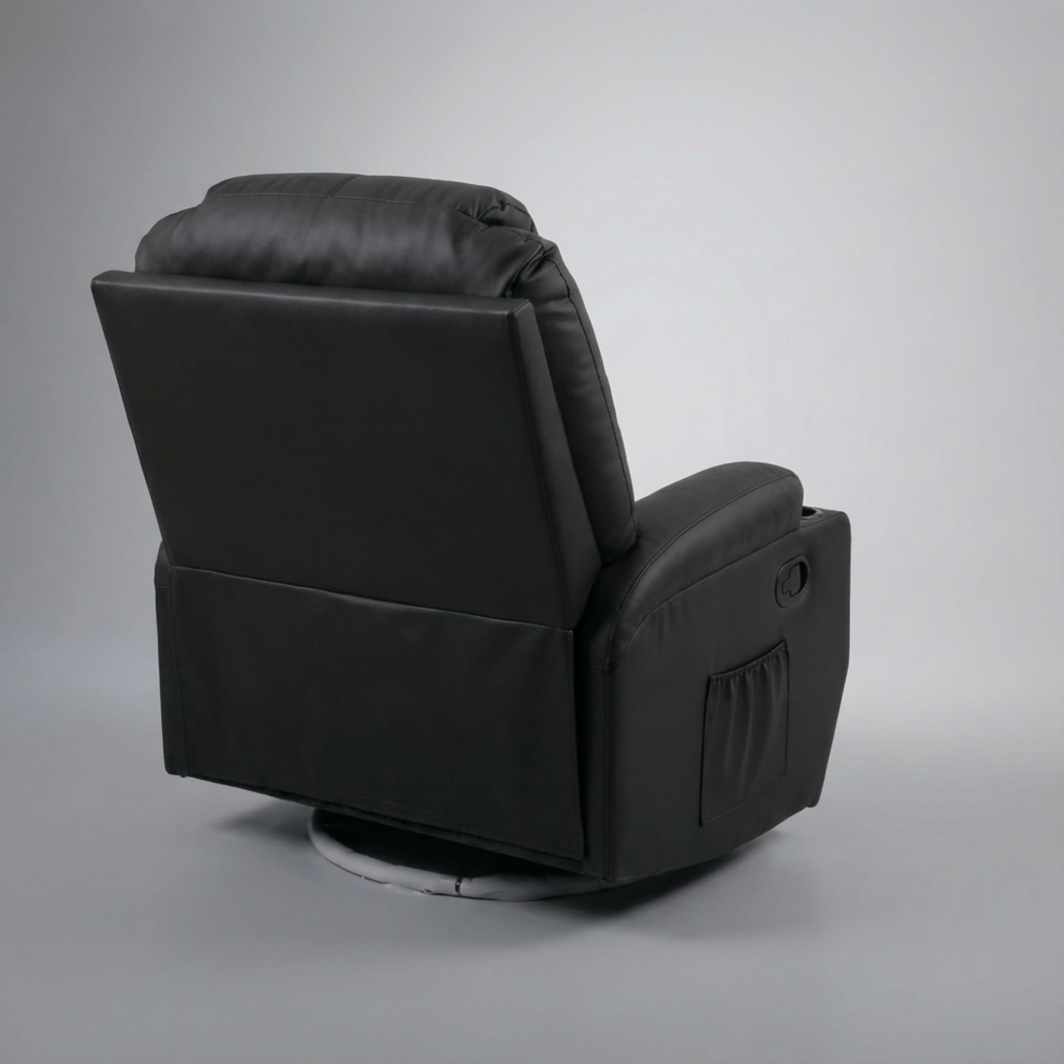 כורסת עיסוי וחימום Dolce Vita דגם Milano Luxury - עור תעשייתי איכותי, צבע שחור - גלריה 4