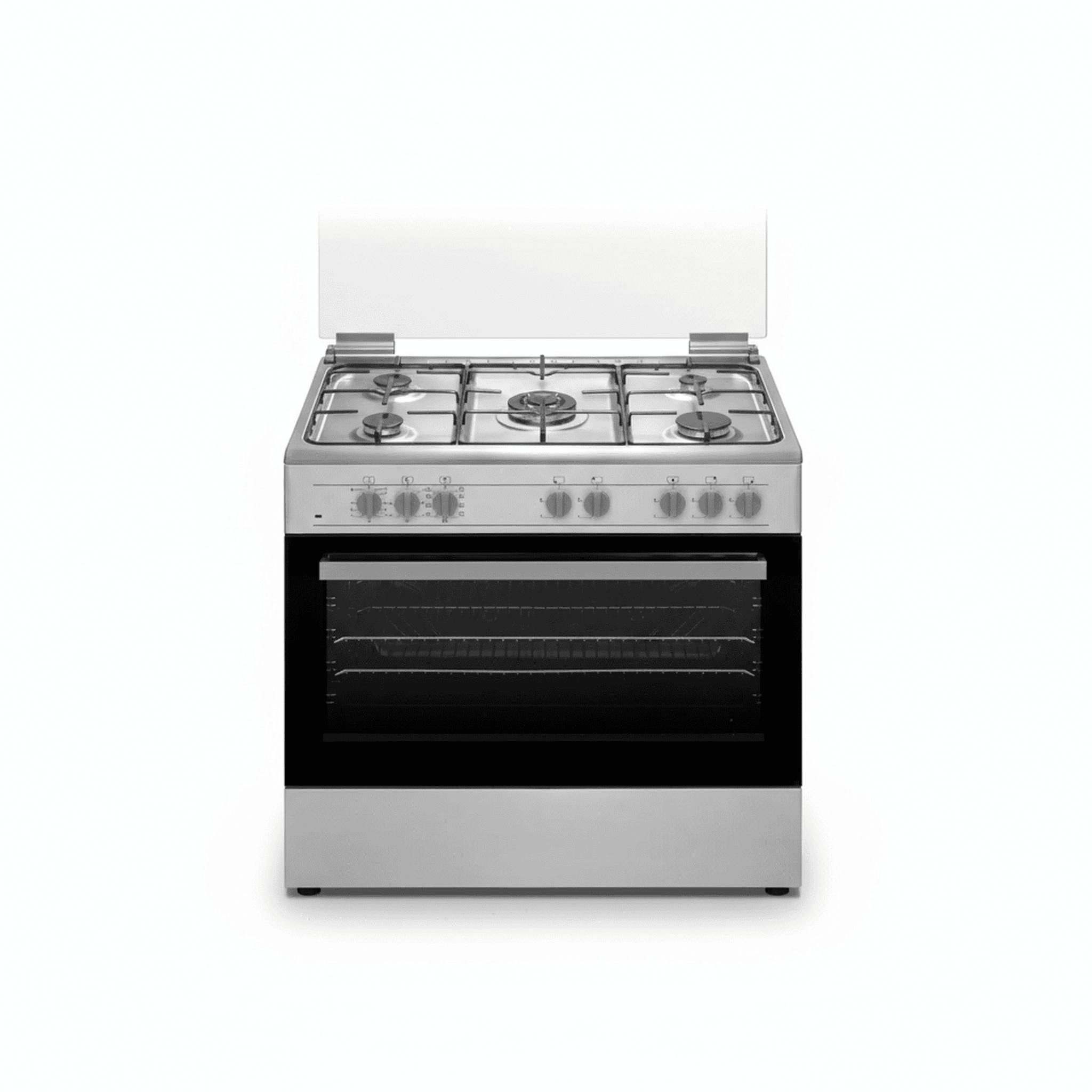 תנור משולב גז 90 ס"מ Peerless PR 9060 IX ST נירוסטה - מבט חזיתי